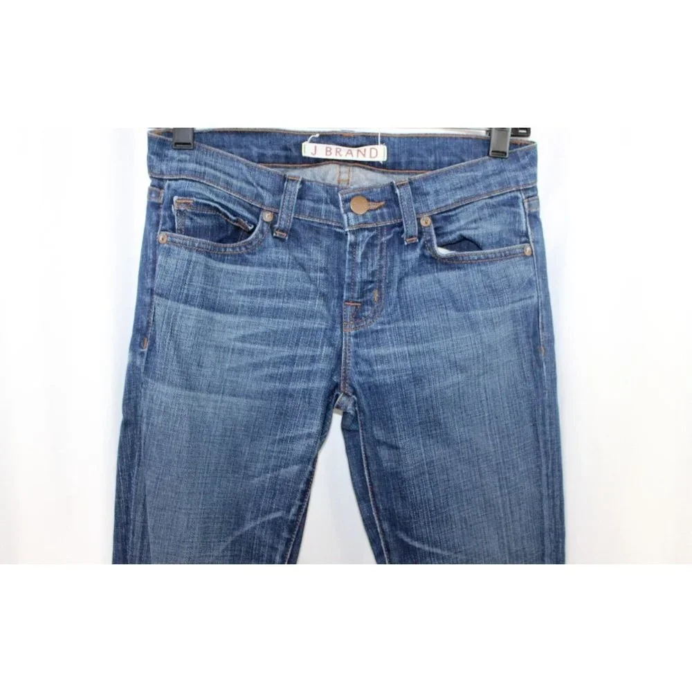 J Brand Dark Blue Skinny Jeans - Picture 2 of 6